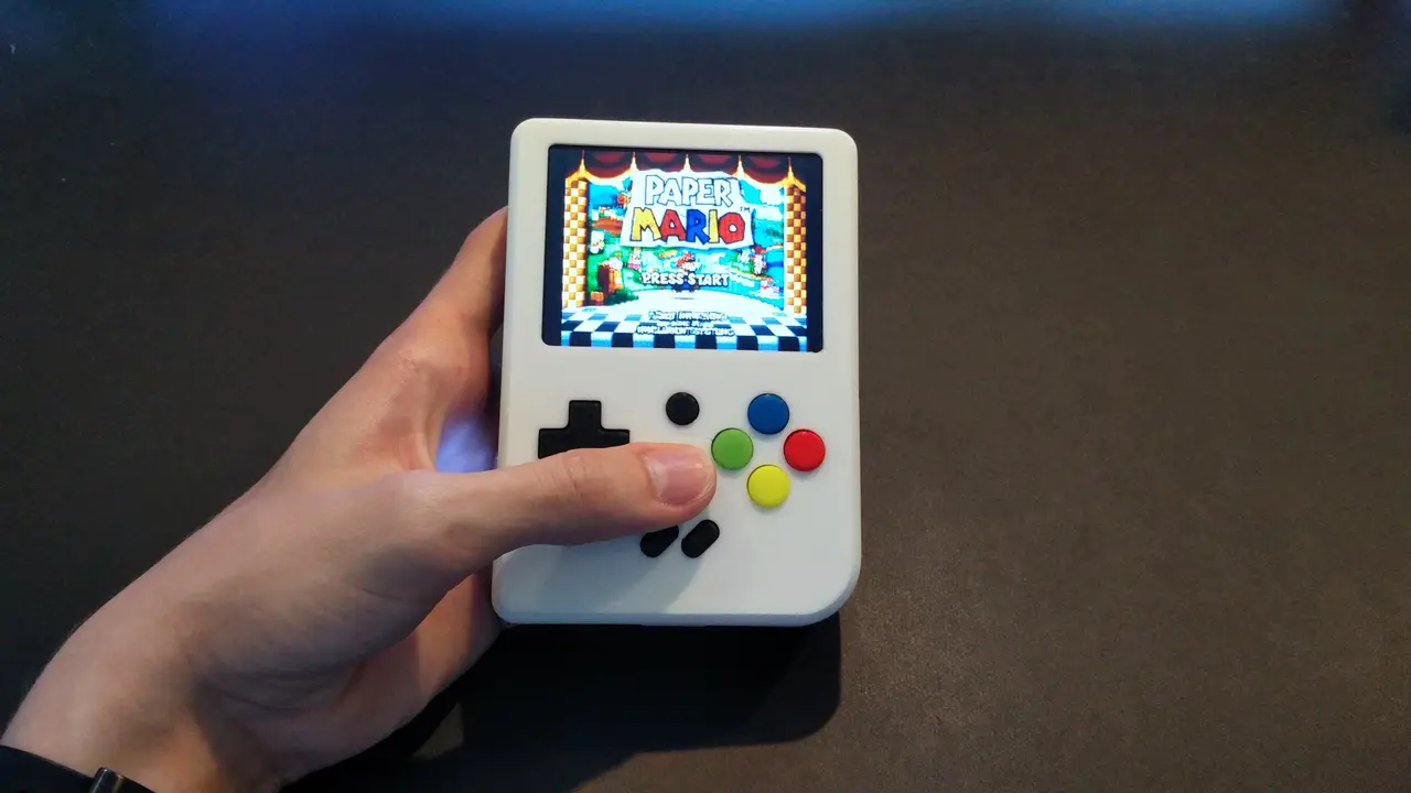 Super Pi Boy - Raspberry Pi 3 Game Boy — modelo 3D