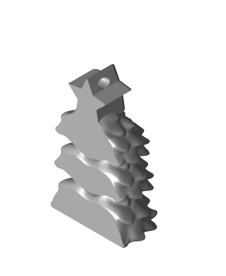 Christmas Tree Small with Star — modelo 3D