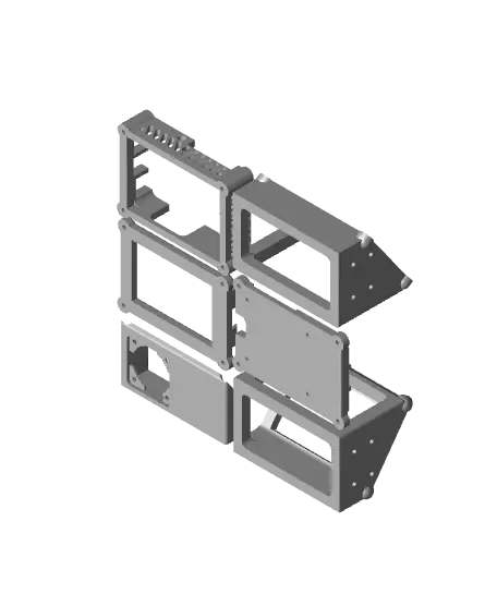 Raspberry Pi 4B + 3.5" Touchscreen Case (For Printers with 4040 Extrusion) — modelo 3D