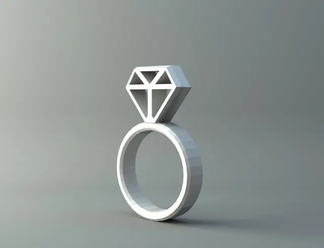 Ring - Diamond — modelo 3D