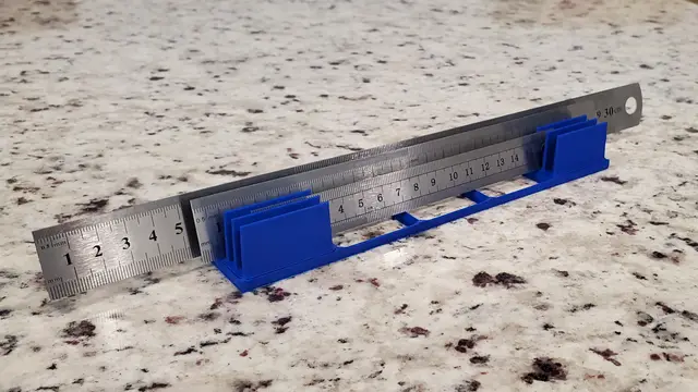 Gridfinity 35x42mm Ruler Holder Organizer — modelo 3D