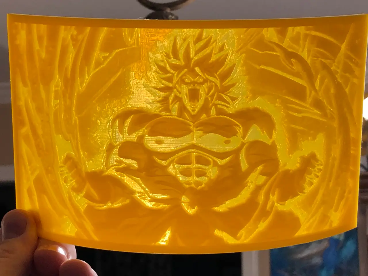 SS Broly Lithophane — modelo 3D