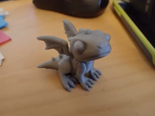 Cute Dragon - more easy printing — modelo 3D