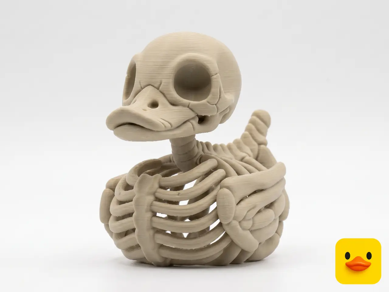 Hollow Skeleton Duck — modelo 3D