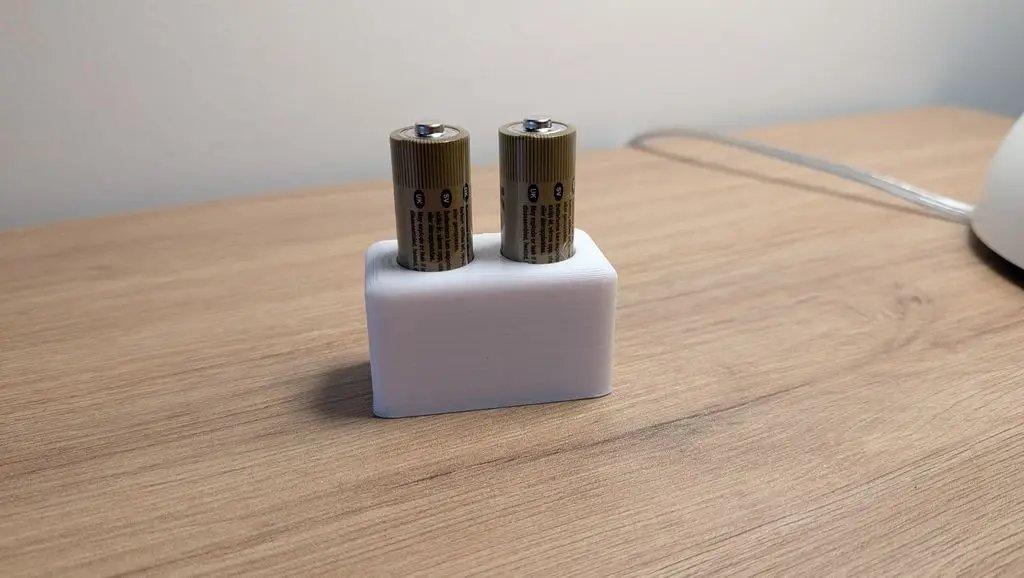 AA Battery Holder — modelo 3D