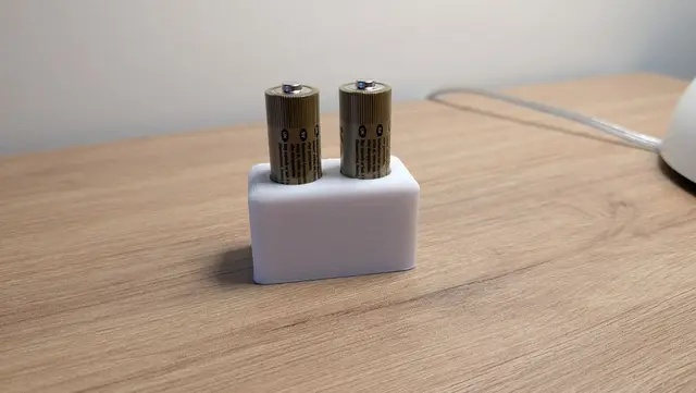 AA Battery Holder — modelo 3D