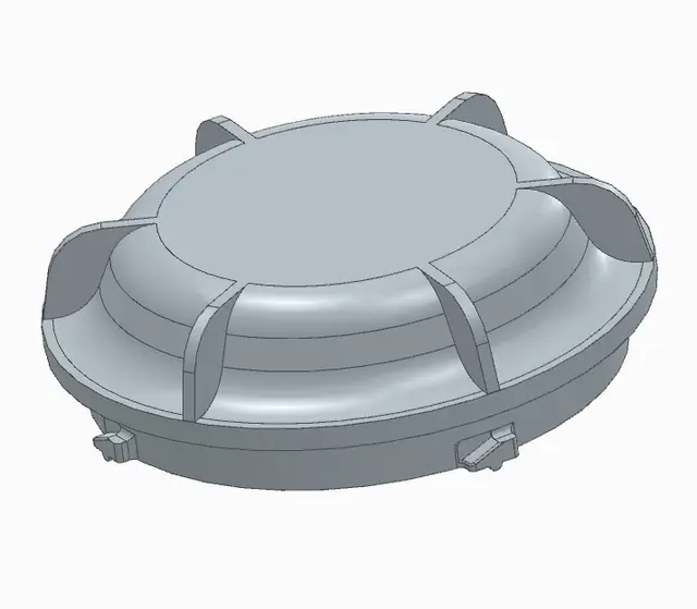 KIA Headlamp Bulb Access Cover — modelo 3D