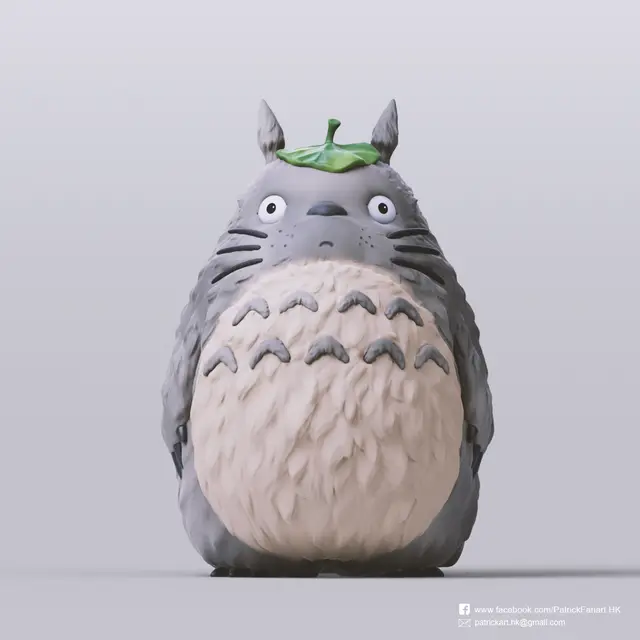 Totoro(My Neighbor Totoro) — modelo 3D
