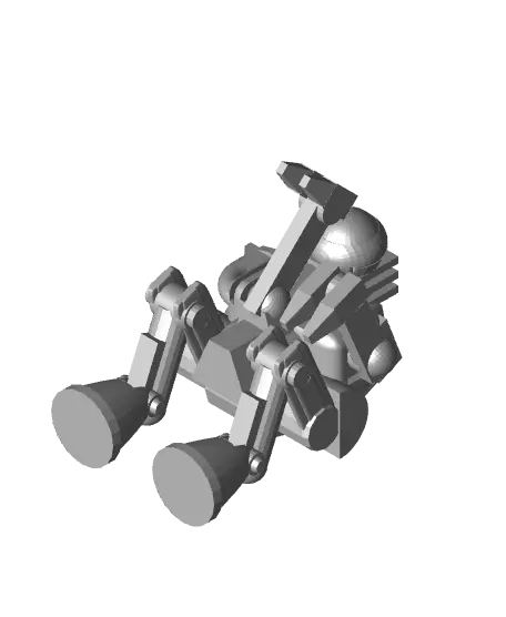 FHW Mn4r DGR Wild drone concept "the digger" — modelo 3D