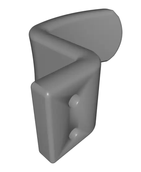 EZPZ Headphone Hanger (Under Desk) — modelo 3D