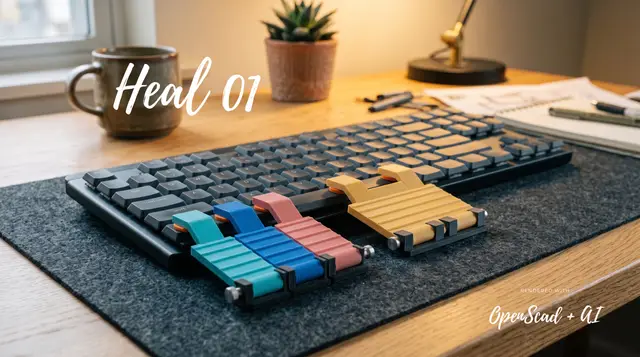Heal_01: Palm Strike (Logitech MX Mechanical) — modelo 3D