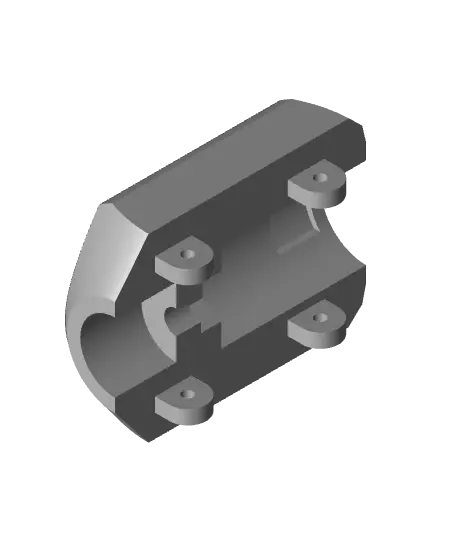StarLink Dishy Tripod Adapter for 1" post and 3/8-16 Bolt — modelo 3D