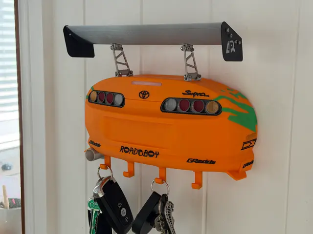 Fast & the Furious inspired key hanger / back-end — modelo 3D