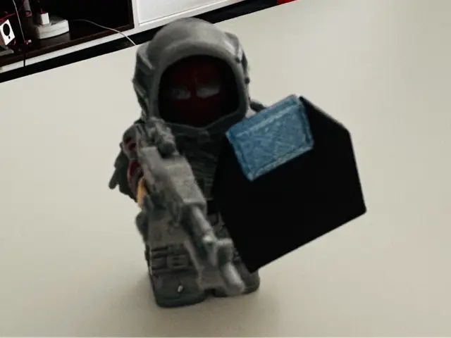 盾狗盾牌-三角洲-乐高小人专用-卡扣设计 — modelo 3D