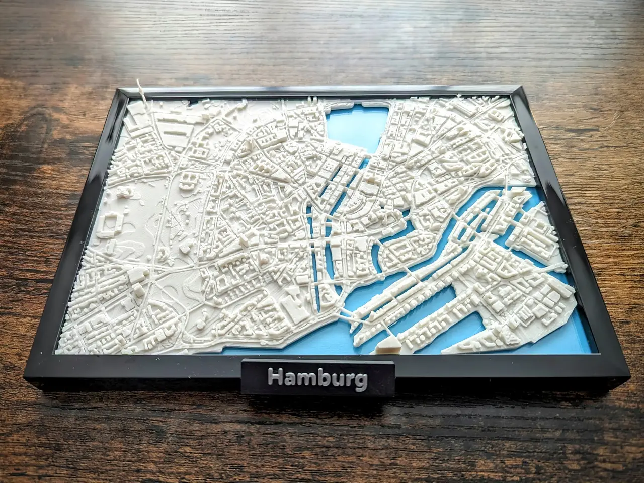 Hamburg Germany 3D Miniature — modelo 3D