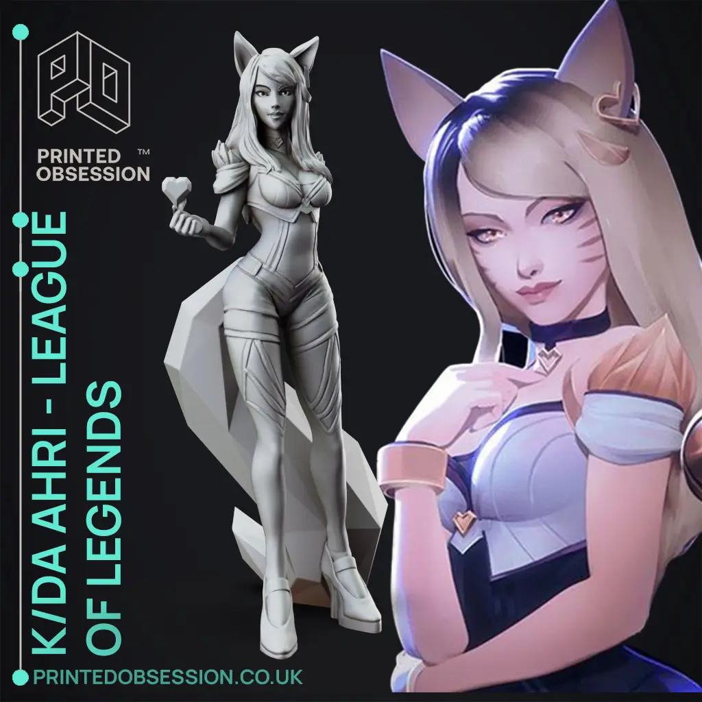 Ahri KDA - League of Legends - 25cm tall model — modelo 3D
