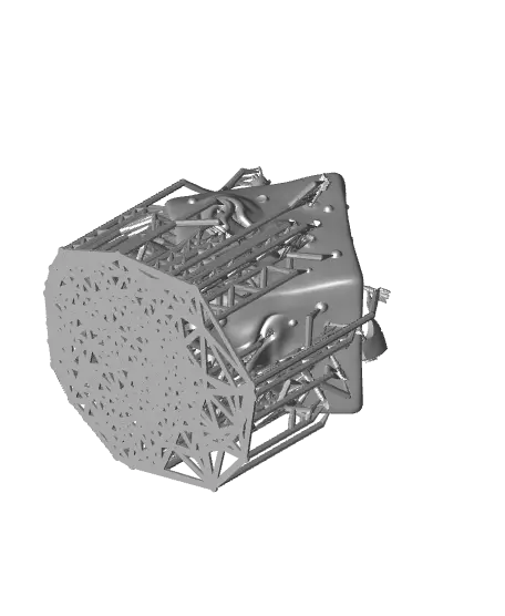 Gelatinous Cube - With Free Dragon - 5e DnD Inspired for RPG and Wargamers — modelo 3D
