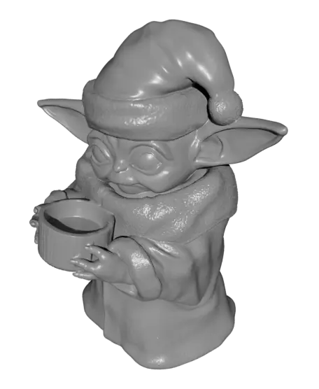 Christmas Grogu (Pre-Supported) — modelo 3D