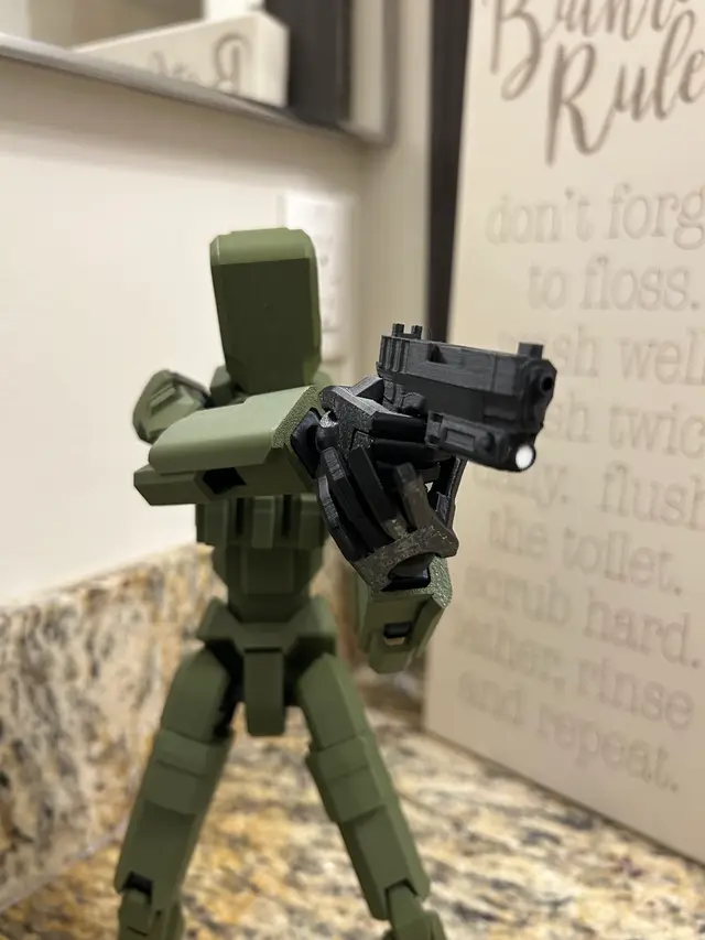 Dummy 13 Gun/Pistol *More files* — modelo 3D