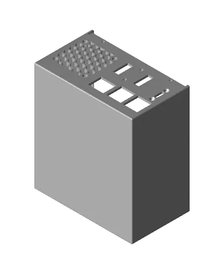 Raspberry Pi 5 case - Retro tower desktop — modelo 3D