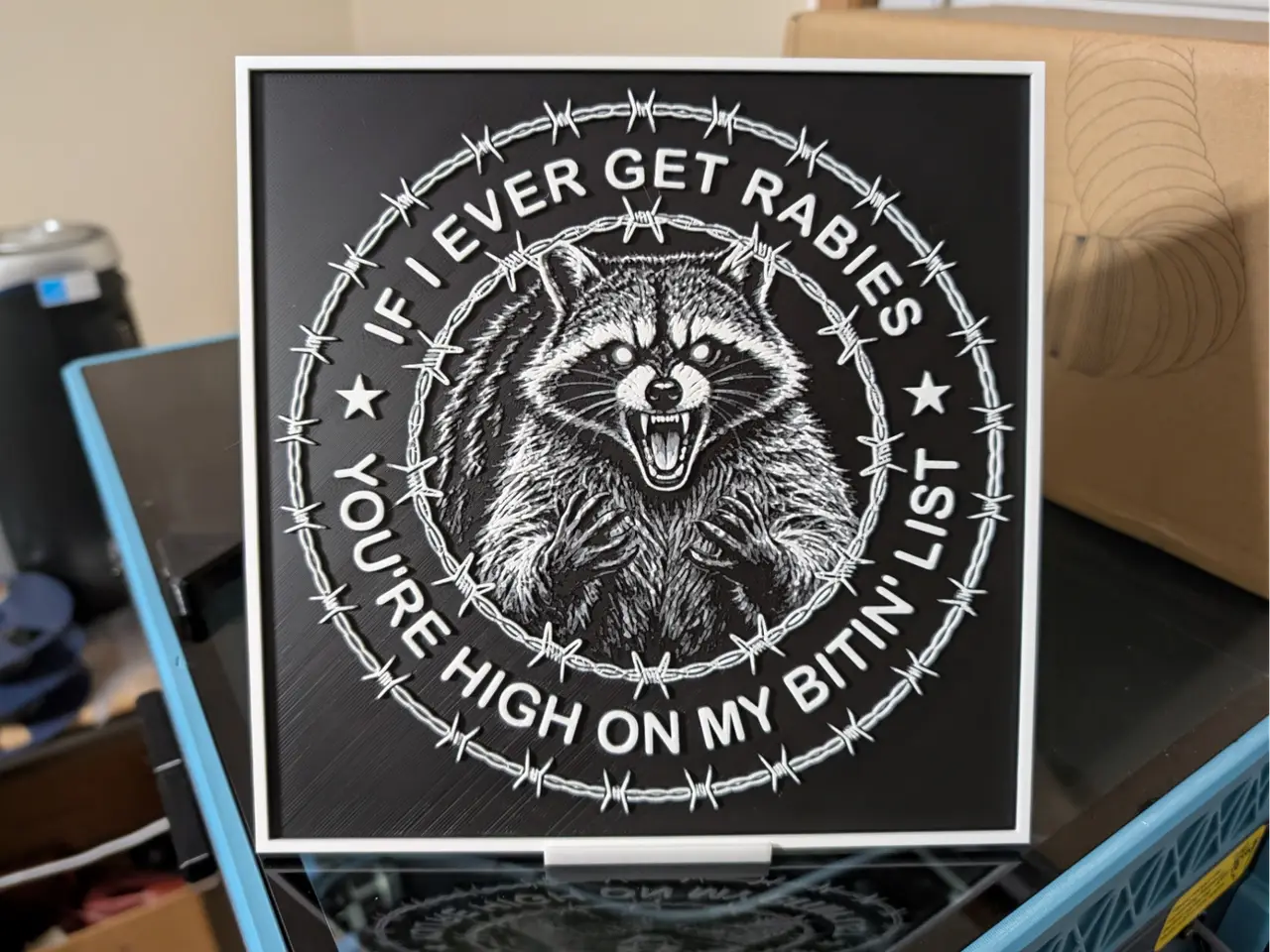 Rabies Anger Issues Hueforge — modelo 3D