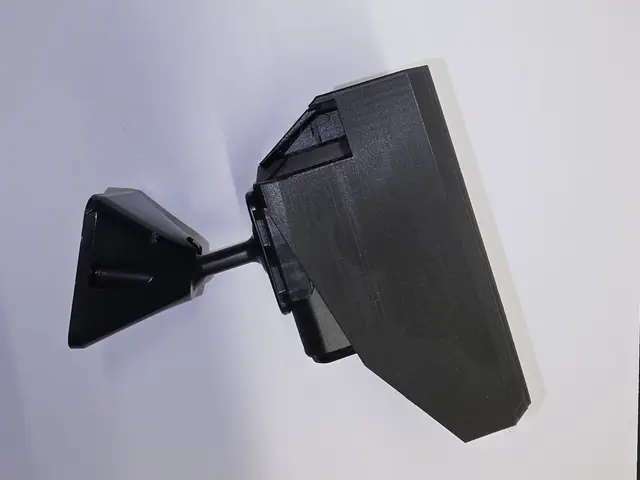 Kamera Wetterschutzdach 38x43x52mm mit Kabelführun — modelo 3D