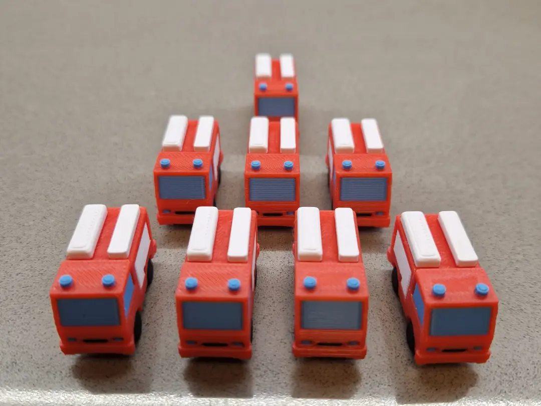 Mini camion dei pompieri — modelo 3D