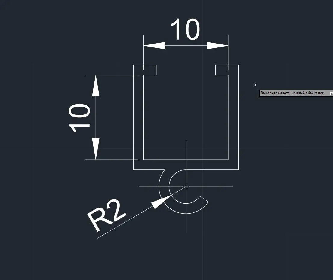 pantograph holder 10x10 — modelo 3D