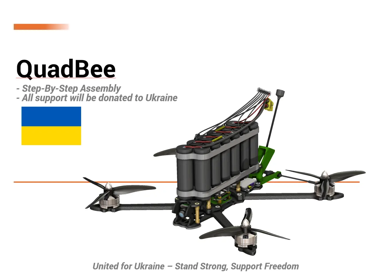 QuadBee - Defend Your Country! — modelo 3D