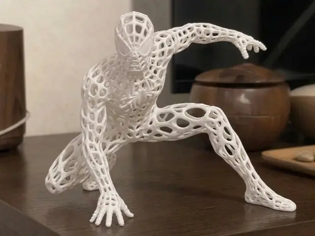 Spider-Man Voronoi Ultra Dettagliato — modelo 3D
