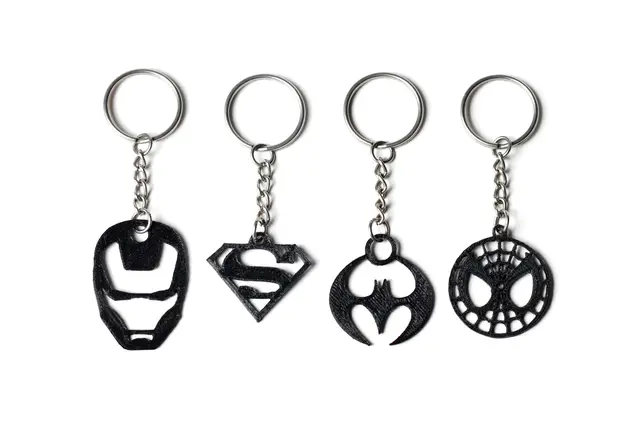 Superhero Keychains — modelo 3D