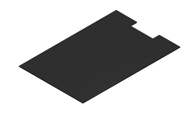 ZeroG Nebula Back Panel PTFE Plate — modelo 3D