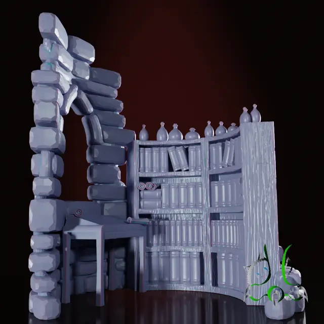 tower terrain — modelo 3D