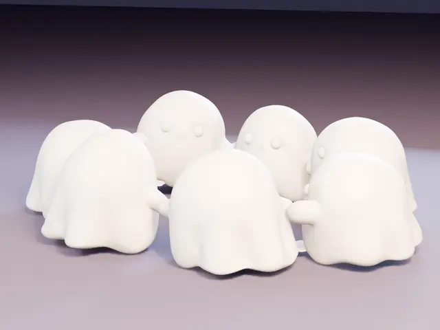 软萌幽灵小团伙 · 万圣节桌面摆件 — modelo 3D