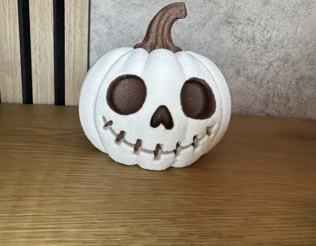 Skull Pumpkin – Halloween Jack-o’-Lantern — modelo 3D