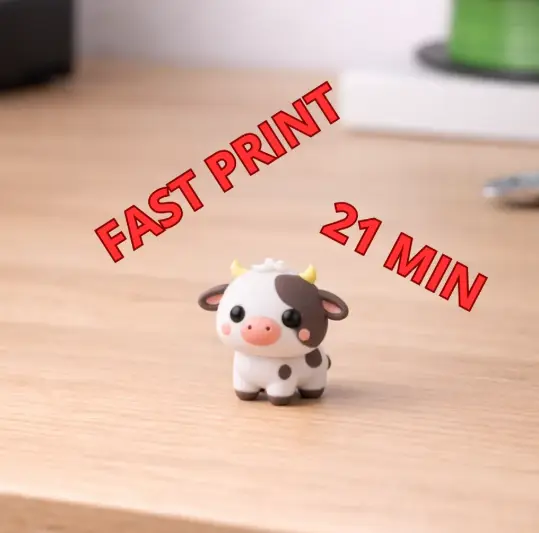 Chibi Cow Fast Print — modelo 3D
