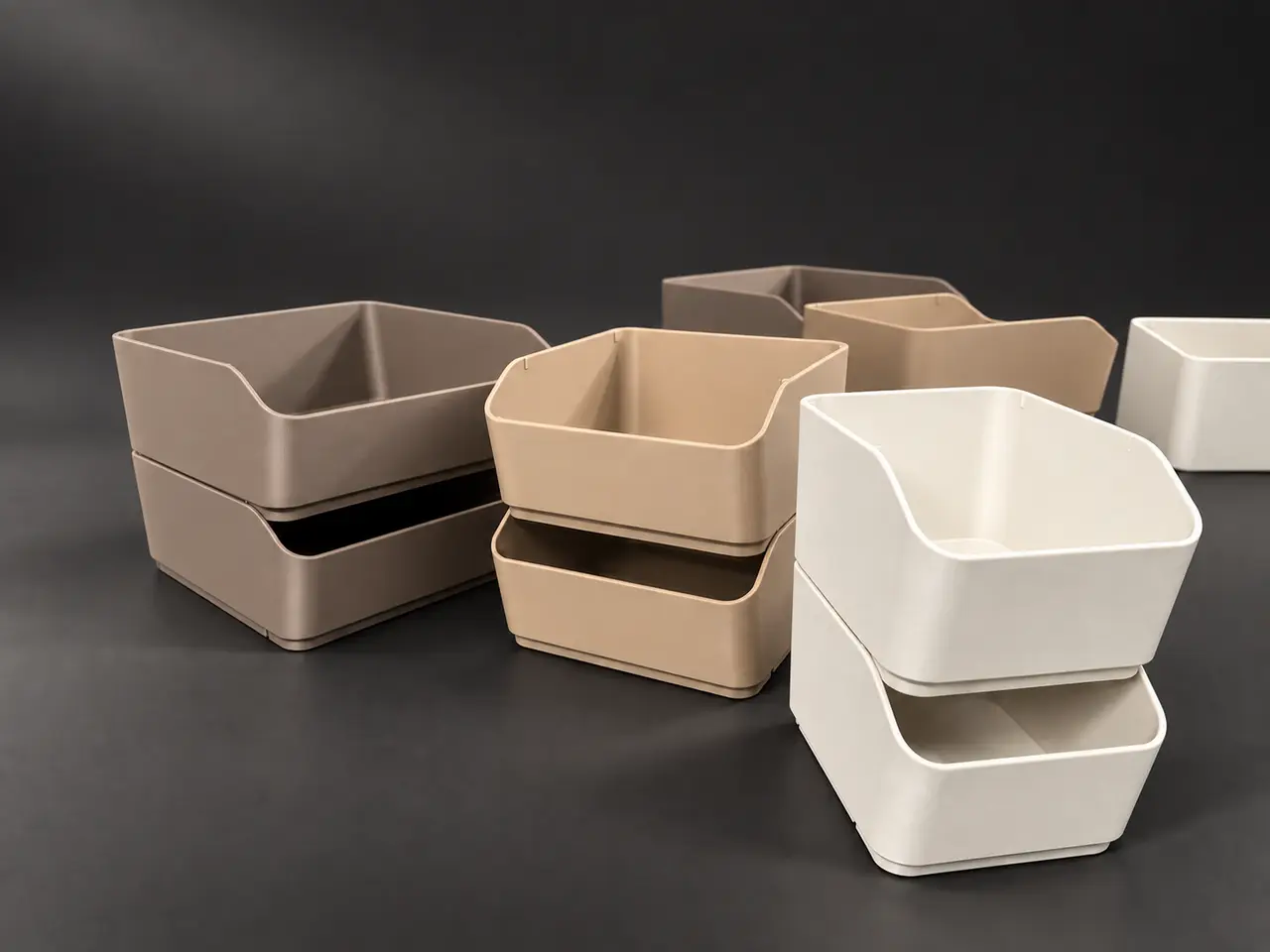 FORMA Box – Stackable Storage System with Inserts — modelo 3D