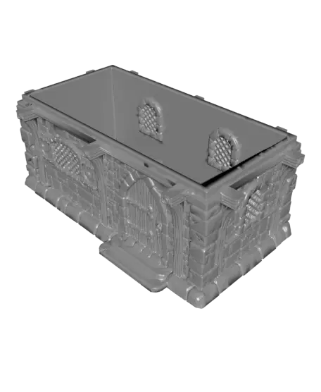 Small Building A - With Free Dragon - 5e DnD Inspired for RPG and Wargamers — modelo 3D
