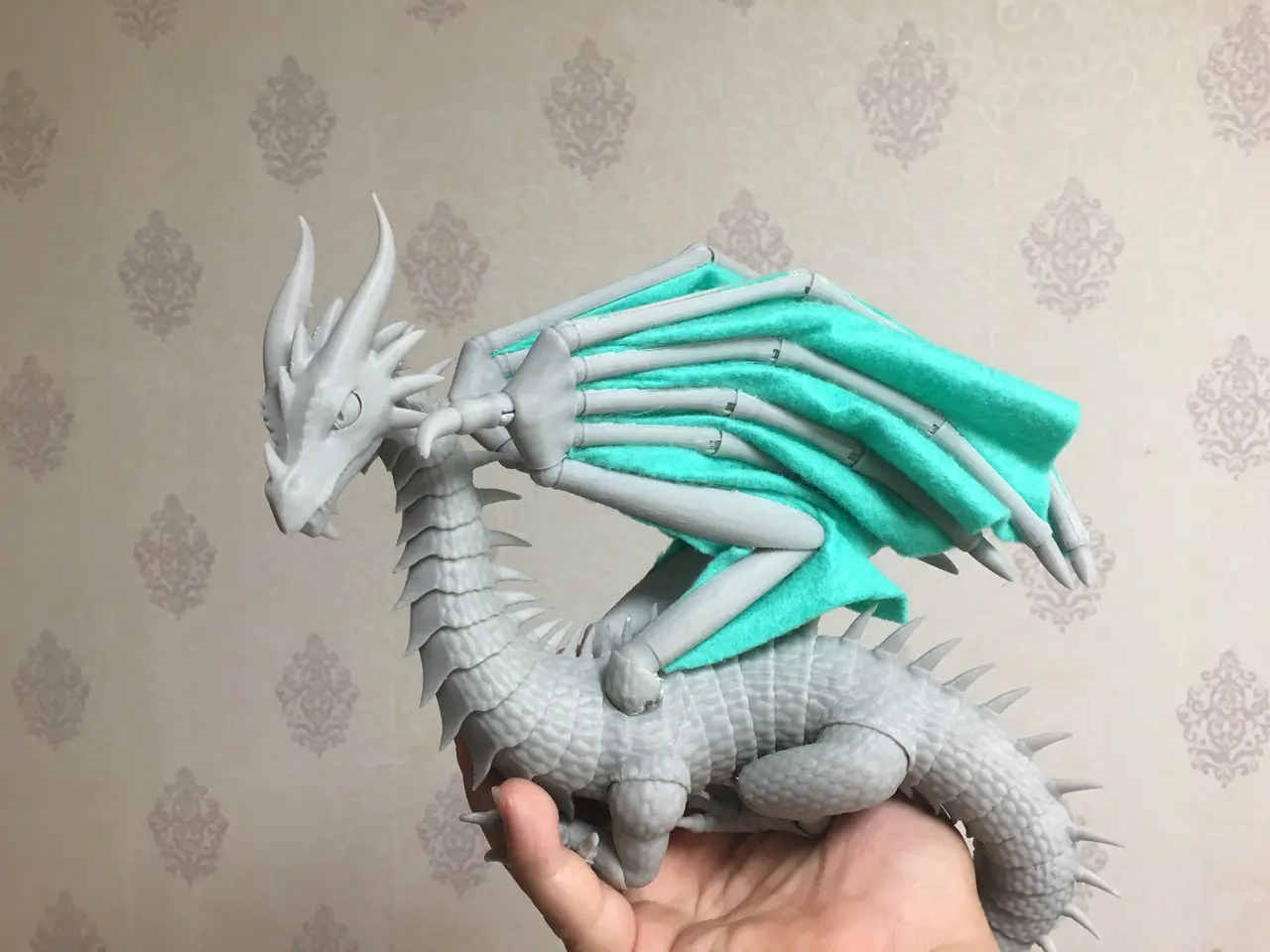 Articulated Dragon Seven point five And Nine — modelo 3D