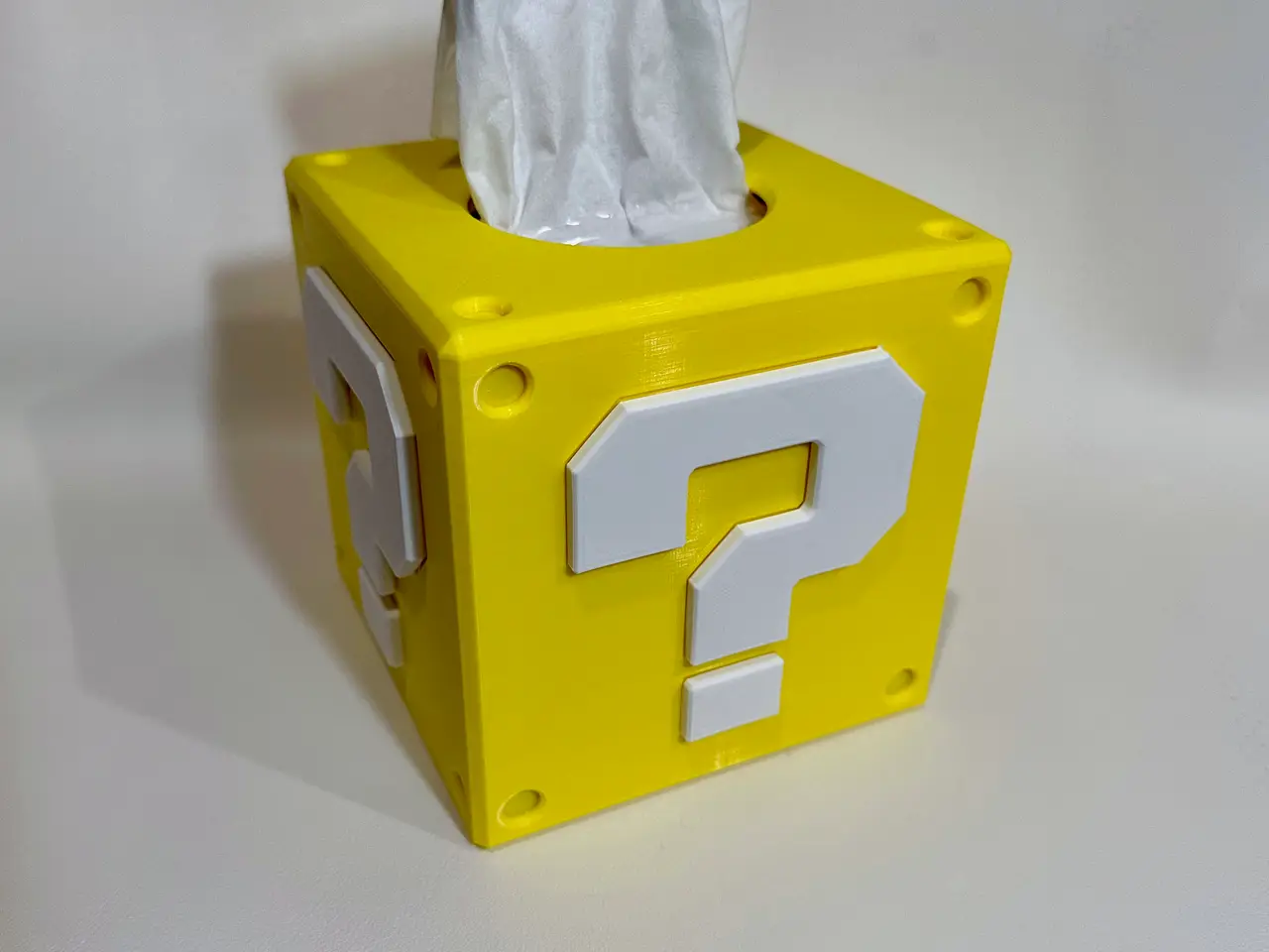 Question Mark Block Tissue Box Cover — modelo 3D