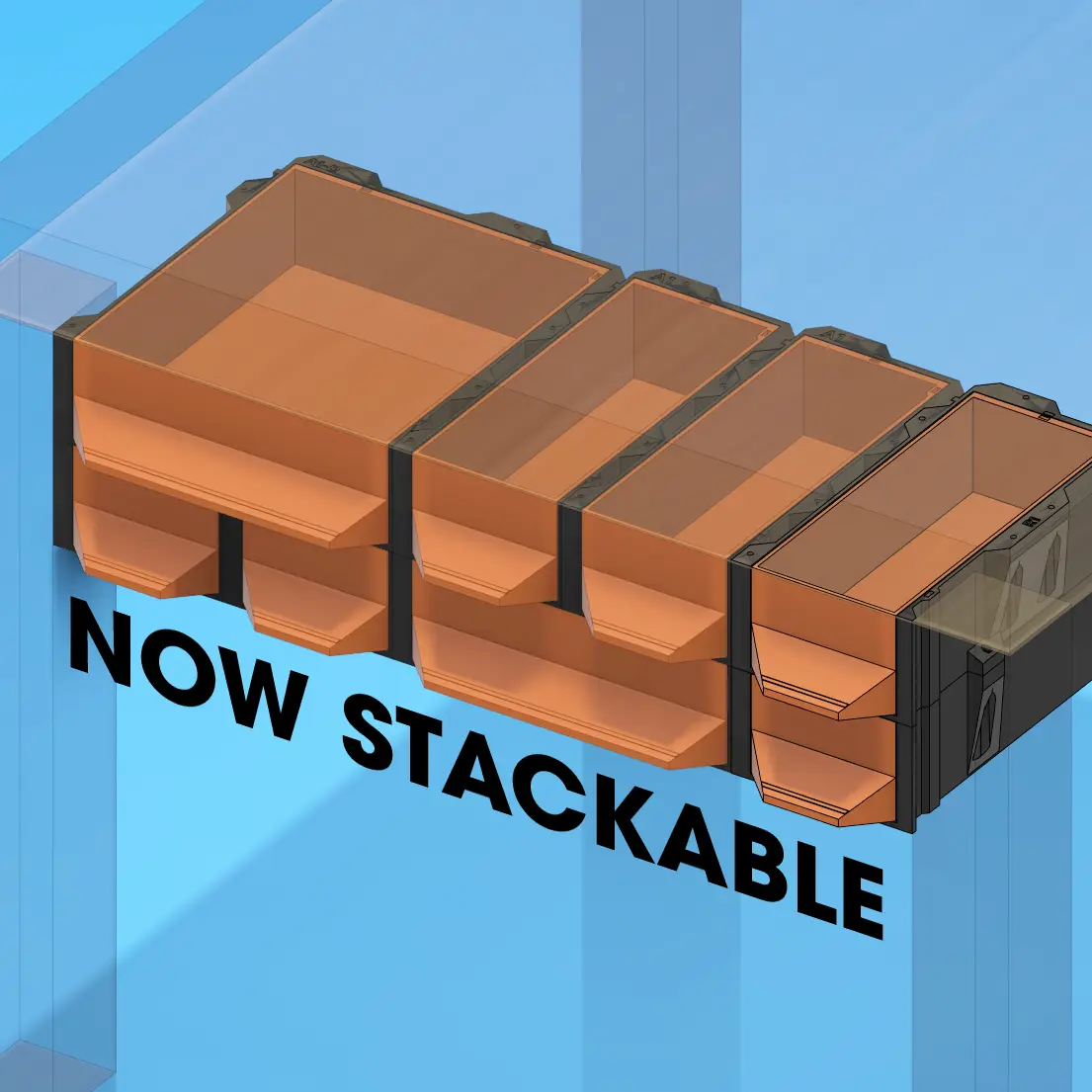(LEGACY) Lack Enclosure Drawers — modelo 3D