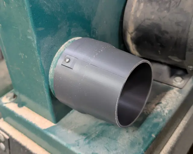 4" Tapered Friction Fit Adapter for Dust Collection — modelo 3D