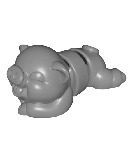 Flexi Sleeping Pig — modelo 3D