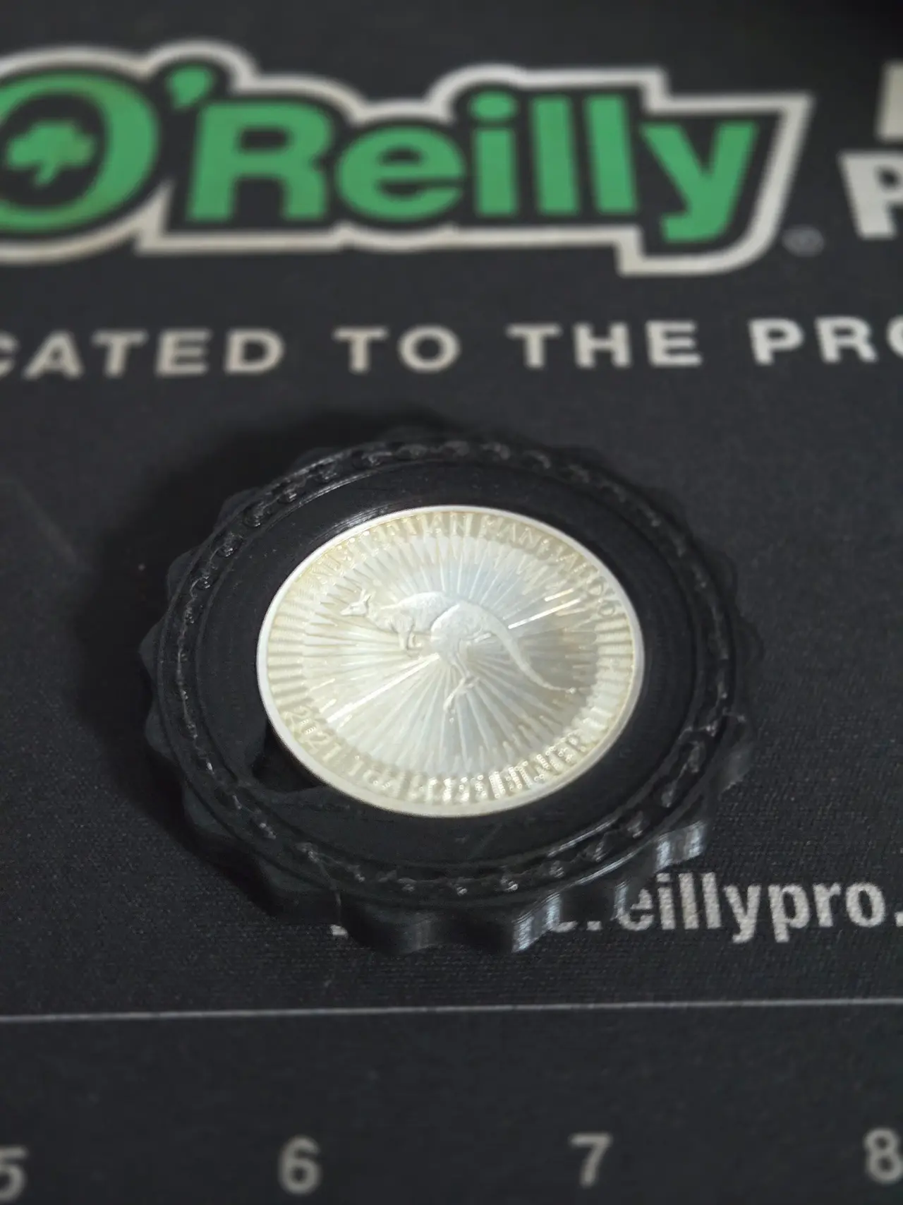 1oz Silver Coin Holder — modelo 3D