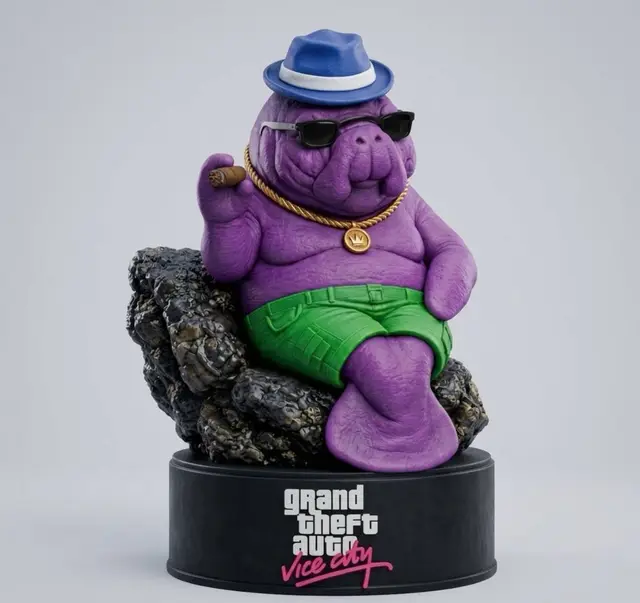 Chunkee The Manatee GTA 6 — modelo 3D