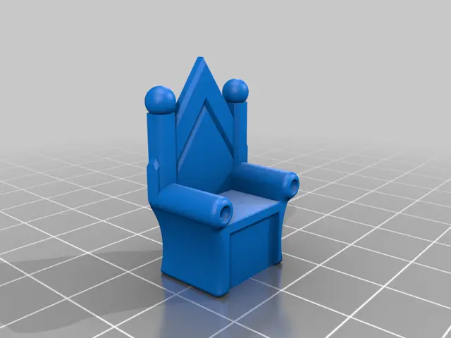 28mm Lord's Banquet Table and Chairs — modelo 3D