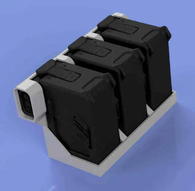 DJI FPV Battery Hub Holder — modelo 3D