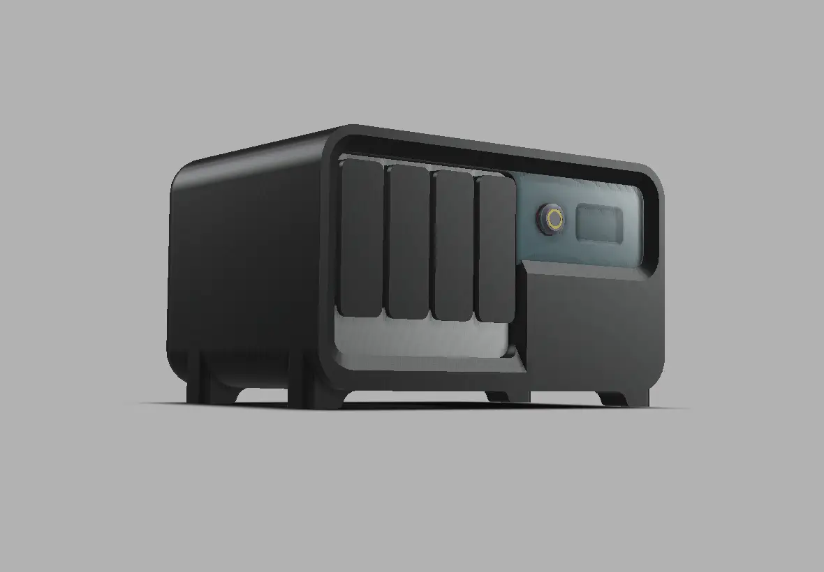 Raspberry Pi NAS project — modelo 3D