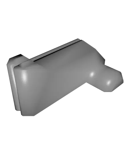 Bracket to Bin Joint - 0.5 LU Bin Fit - OI Fold-In Locked Lite Rail (0.5 MU Rail) — modelo 3D