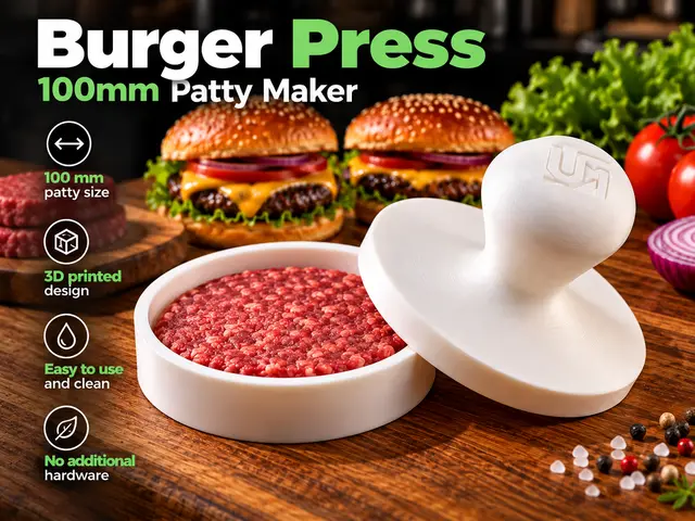 Burger Press – 100 mm Patty Maker — modelo 3D